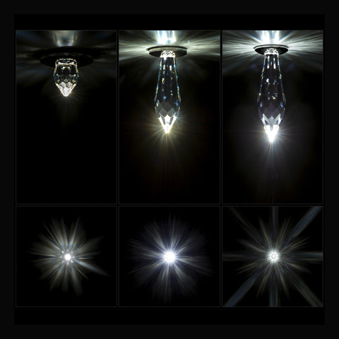 Crystal Starry Sky set - 6 crystals (Drop 18, Drop 40, Drop 50)