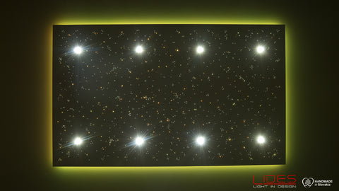 Optical starry sky - set of 400 fibers, area 3x1,5m