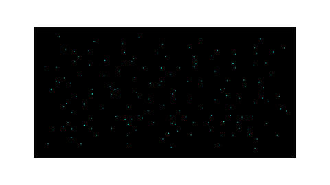 Optical starry sky - set of 230 fibers, area 2x1m