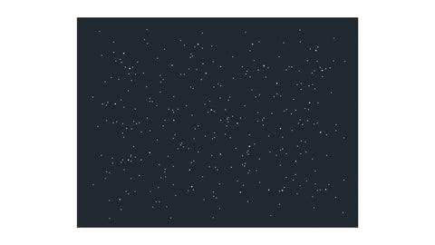 Optical starry sky - set of 330 fibers, area 2x1,5m